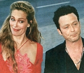 danish Ekstra Bladet 19.06.05 red dress with Thomas at Hans-Christian Andersen gala