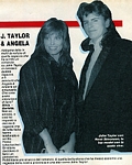 "ANGELA" - ital. IL MONELLO 27.02.87 -b/w at Golden Globe with J.T.