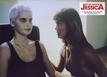 french "JESSICA" cinema ad. 3 from Sotto movie in bed with blonde - ital. intrepido SPORT 22.09.87 #38