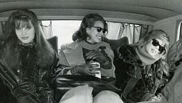 with Monika and Christy in taxi - MONIKA book