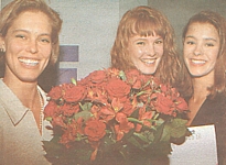 danish Ekstra Bladet Apr. 1991 - model contest with winner, short hair