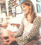 danish BILLED BLADET 30. Mar. 2000 - sitting inside with cigarette