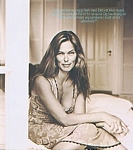 danish COSTUME Nov. 2003 - b/w in dress sitting on bed