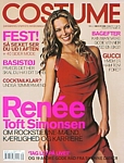 danish COSTUME Dec. 2003 - cover in red dress - Merry Christmas!