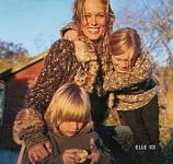 german ELLE Feb. 2004 - wool-coat with Ulrikke + Jens Kristian