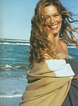 french ELLE 23. Feb. 2004 - on the beach, laughing 1