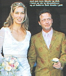 danish SE OR HOR 31. Aug. 2000 - wedding, coming out of the church with Thomas